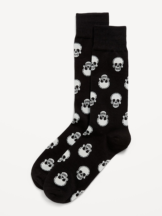 Image number 1 showing, Printed Novelty Socks for Men