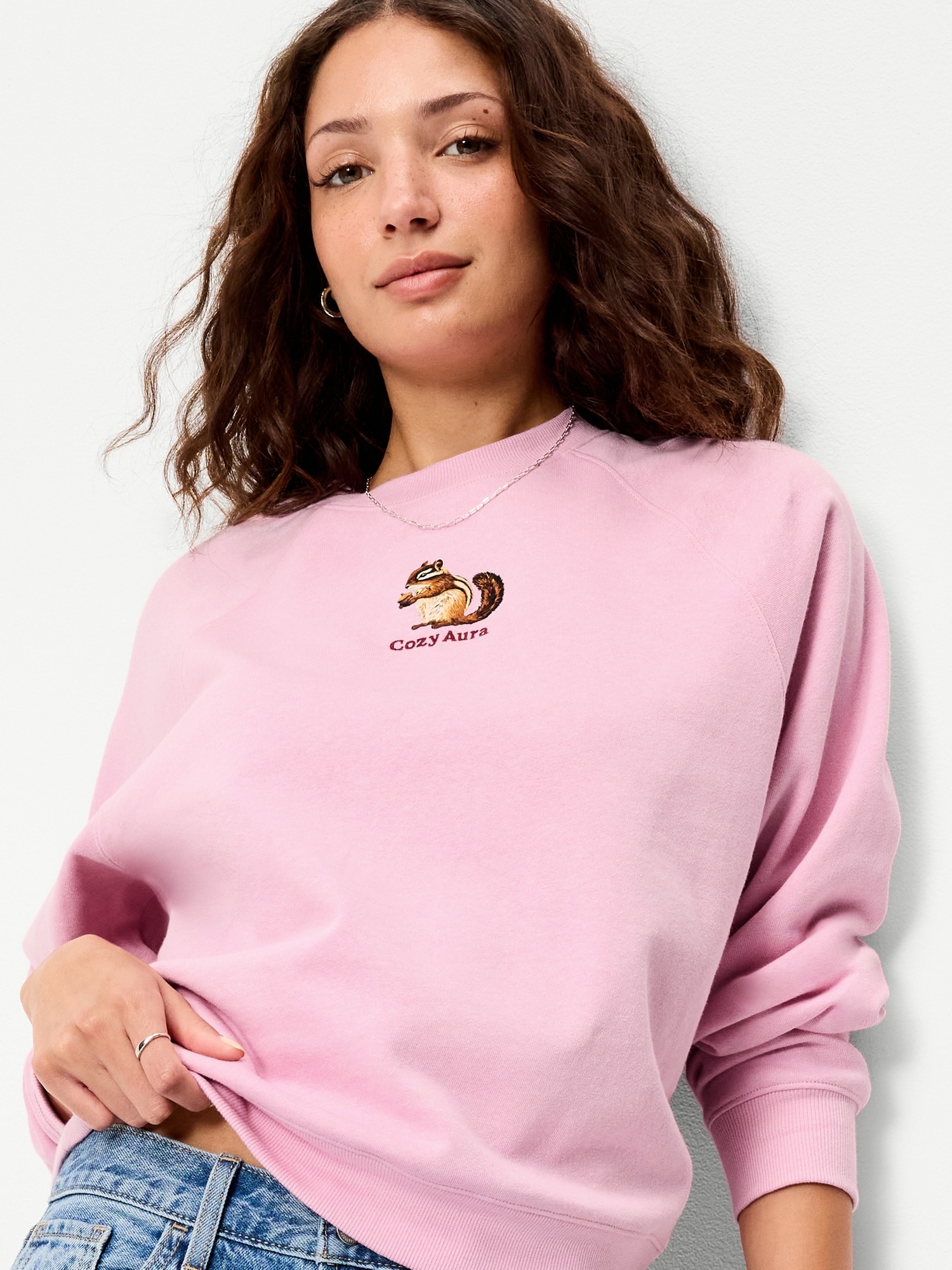 トップス OVER SIZED RAGLAN SLEEVE PULLOVER 2 Oversized Raglan Sweatshirt | Old Navy