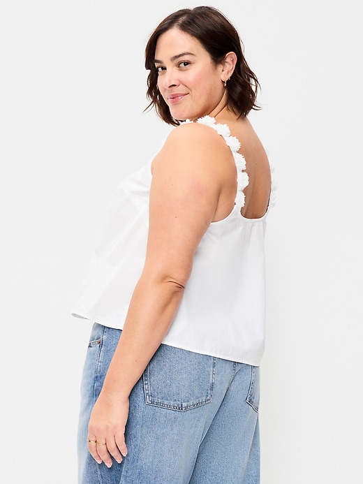 Image number 8 showing, Rosette-Strap Tank Top