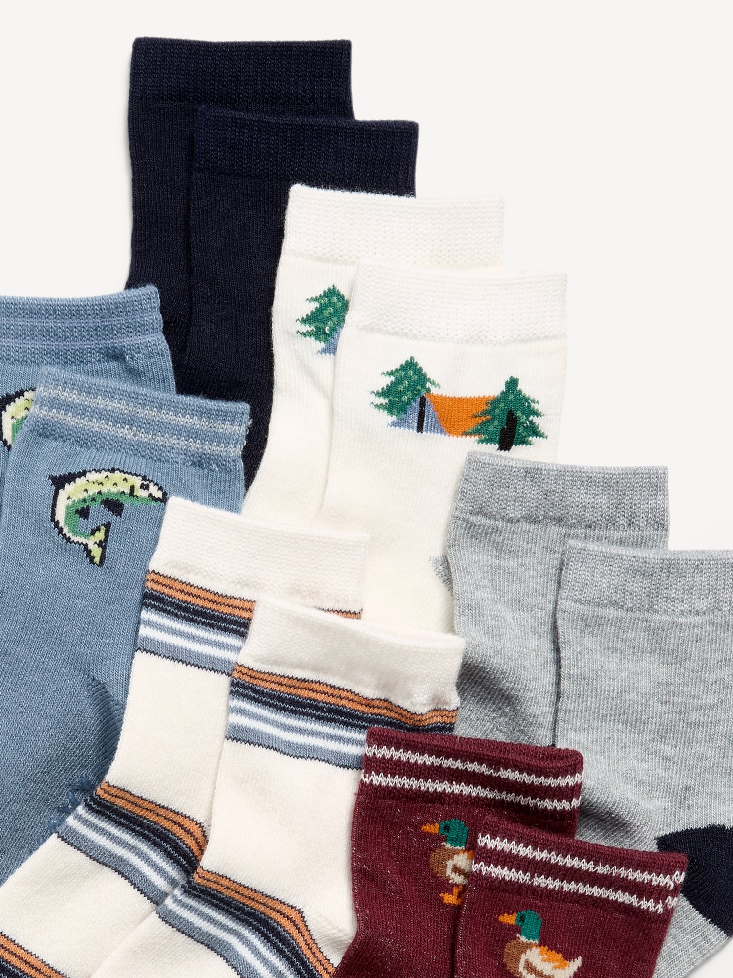 Crew Socks 6-Pack for Toddler & Baby