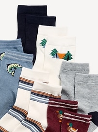 Image number 2 showing, Crew Socks 6-Pack for Toddler & Baby