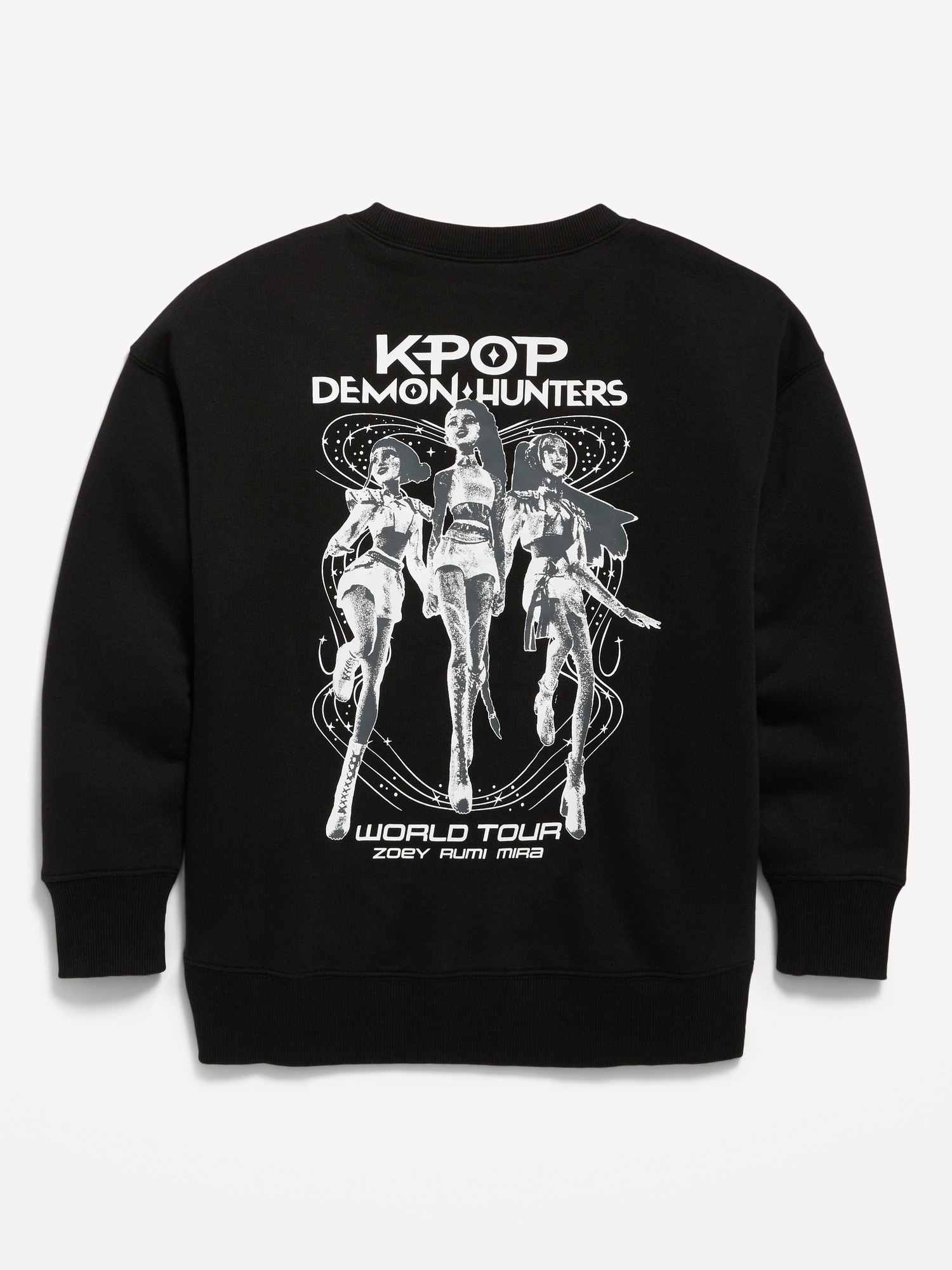 KPop Demon Hunters™ Oversized Graphic Tunic Sweatshirt for Girls