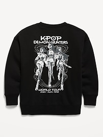 Image number 3 showing, KPop Demon Hunters™ Oversized Graphic Tunic Sweatshirt for Girls