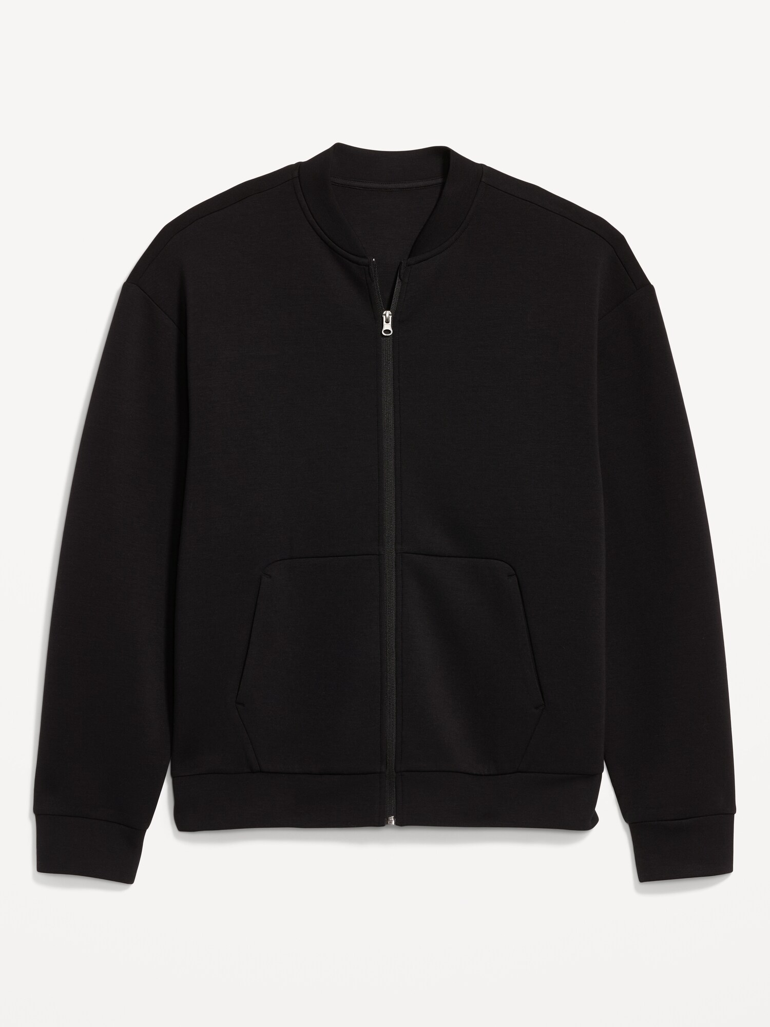 Мужская куртка Old Navy Bounce Fleece Oversized Bomber, цвет: Чёрный — фото 4