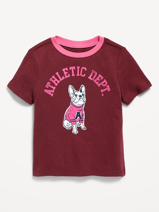 Image number 1 showing, Short-Sleeve Graphic T-Shirt for Toddler Girls