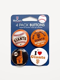 Image number 1 showing, WinCraft® San Francisco Giants 4-Pack Buttons