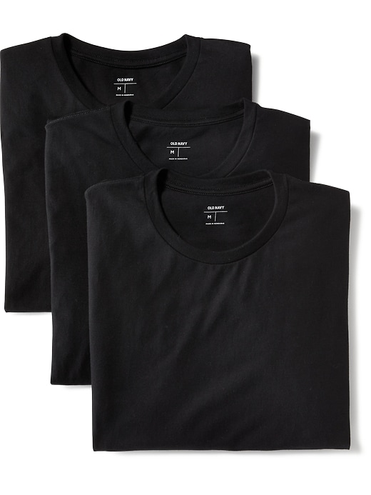 Image number 1 showing, Go-Dry Crew-Neck T-Shirts 3-Pack