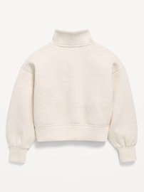 Image number 3 showing, Bounce Fleece Half-Zip Pullover Sweatshirt for Girls
