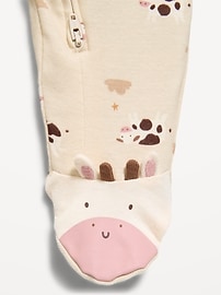 Image number 2 showing, 2-Way-Zip Sleep & Play Footed One-Piece for Baby