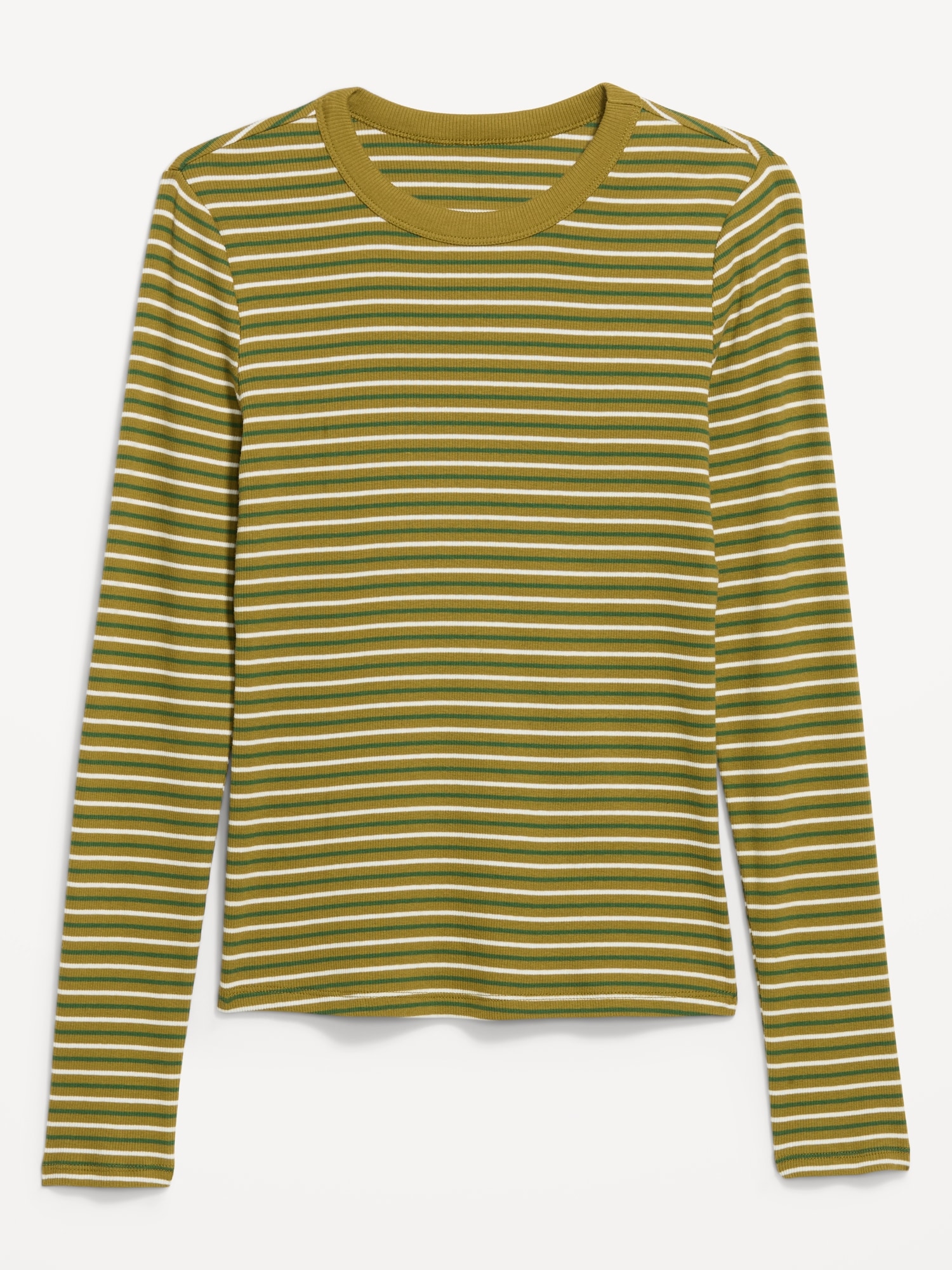 Snug Crew-Neck Long Sleeve T-Shirt