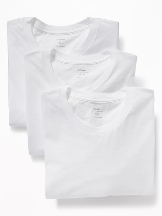 Image number 1 showing, Go-Dry Crew-Neck T-Shirts 3-Pack