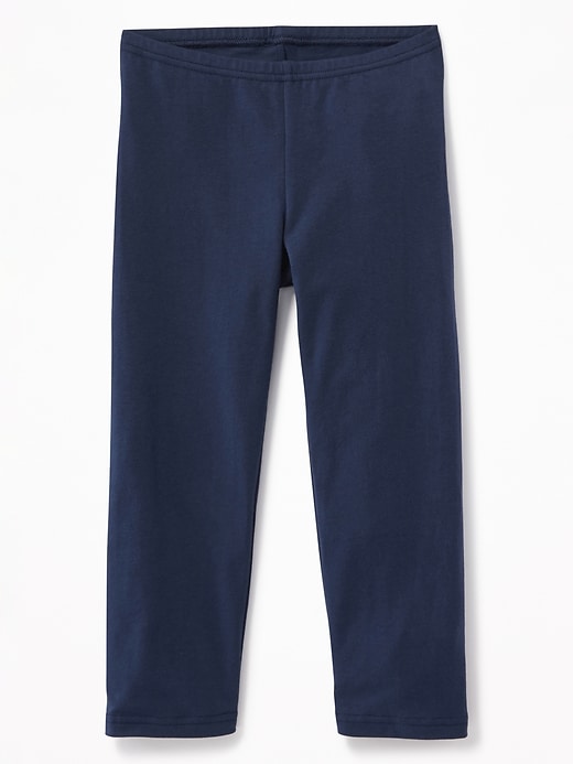 Image number 1 showing, Short Crop Jersey Leggings for Girls