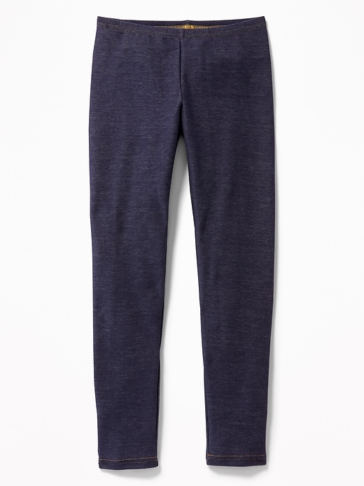 Image number 1 showing, French-Terry Leggings for Girls