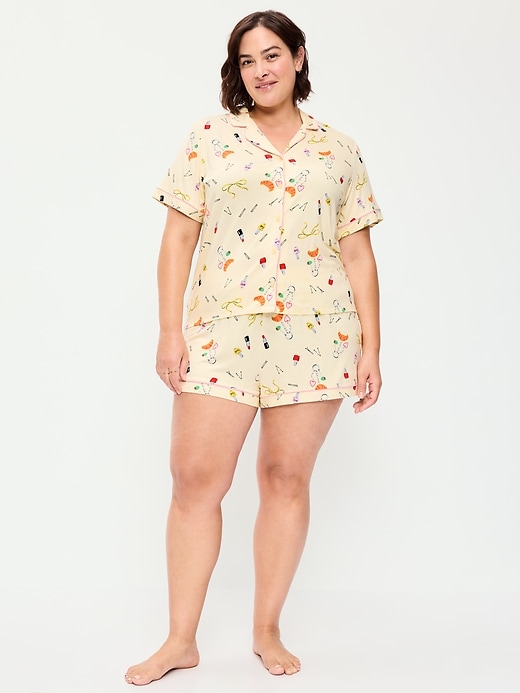 Image number 3 showing, Sunday Sleep Knit Jersey Short Set