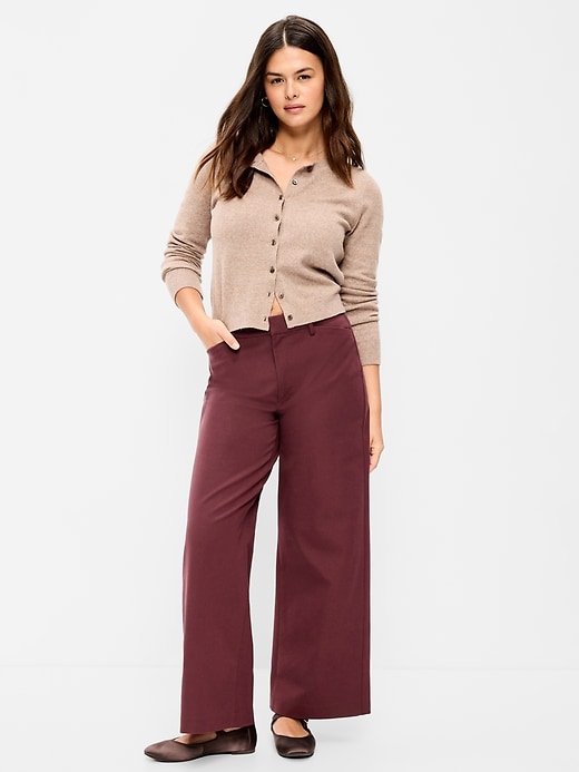 Image number 6 showing, High-Waisted Pixie Super Wide-Leg Pants
