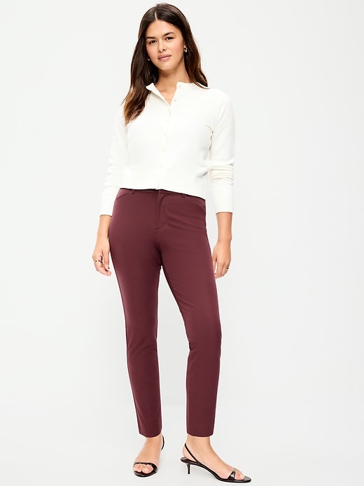 Image number 6 showing, High-Waisted Pixie Skinny Ankle Pants