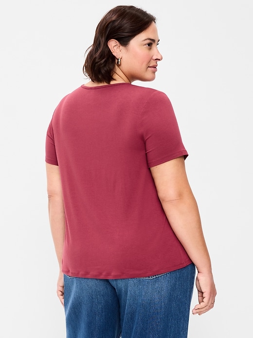 Image number 8 showing, Luxe Crew-Neck T-Shirt