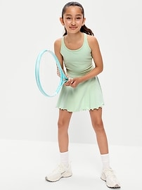 Image number 3 showing, High-Waisted StudioSmooth Ruffled Skort for Girls