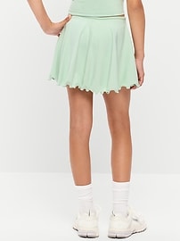Image number 2 showing, High-Waisted StudioSmooth Ruffled Skort for Girls