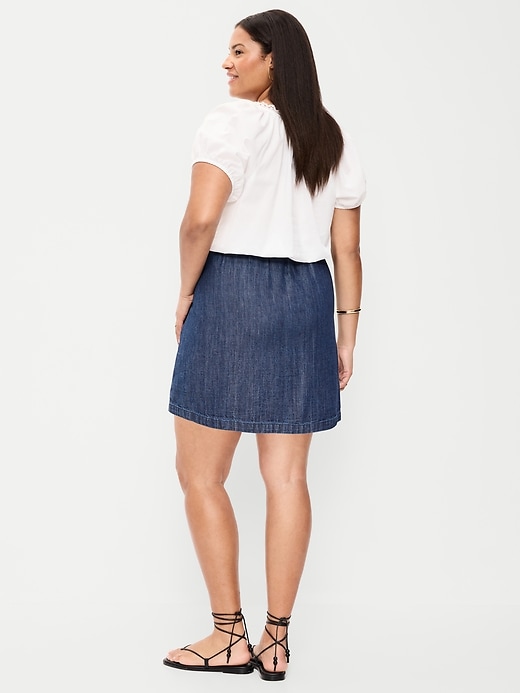 Image number 5 showing, Denim Micro Skort