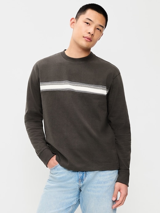 Image number 1 showing, Long-Sleeve Heavyweight Rotation T-Shirt
