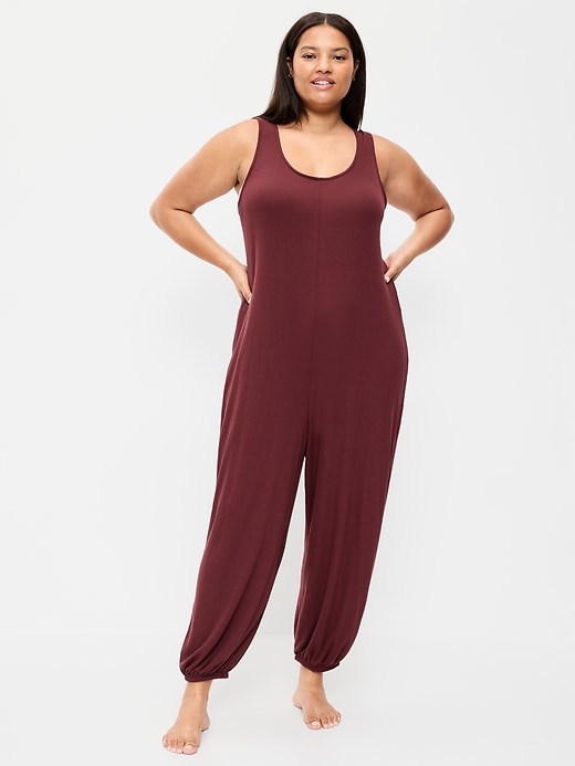 Image number 3 showing, Harem-Leg Pajama Jumpsuit