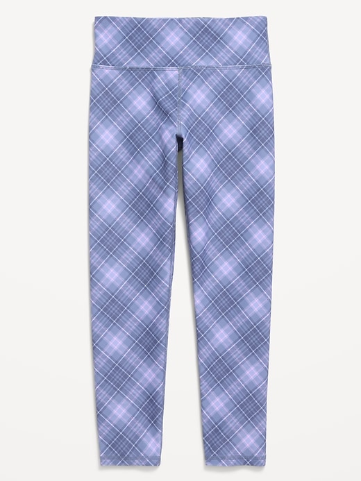 Image number 5 showing, High-Waisted PowerSoft 7/8-Length Side-Pocket Leggings for Girls