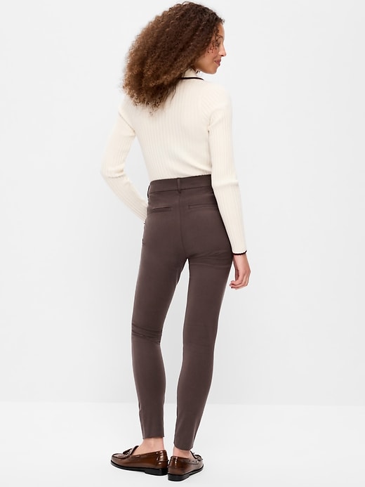Image number 3 showing, High-Waisted Pixie Skinny Ankle Pants
