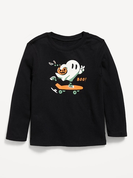 Image number 1 showing, Long-Sleeve Unisex Graphic T-Shirt for Toddler