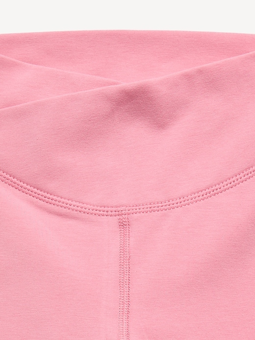 Image number 3 showing, High-Waisted PowerChill Crossover Flared Leggings for Girls