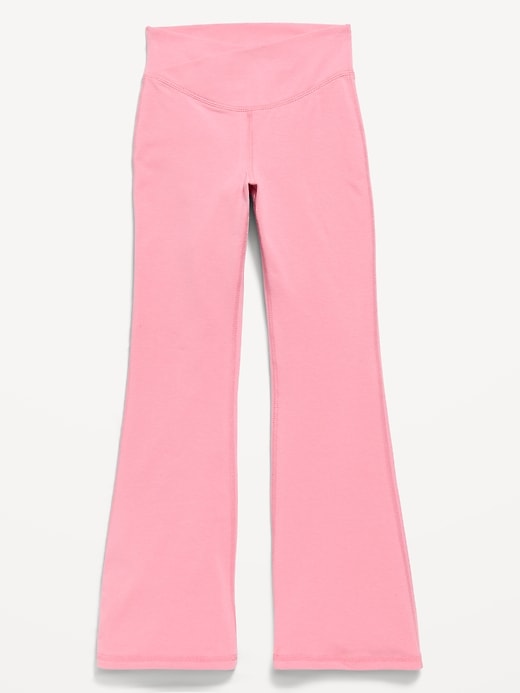 Image number 2 showing, High-Waisted PowerChill Crossover Flared Leggings for Girls
