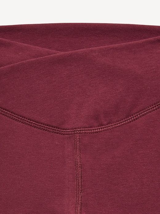 Image number 3 showing, High-Waisted PowerChill Crossover Flared Leggings for Girls