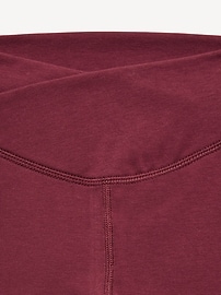 Image number 3 showing, High-Waisted PowerChill Crossover Flared Leggings for Girls