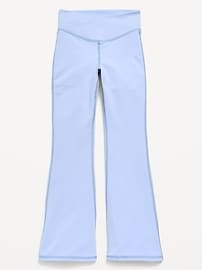 Image number 2 showing, High-Waisted PowerChill Crossover Flared Leggings for Girls
