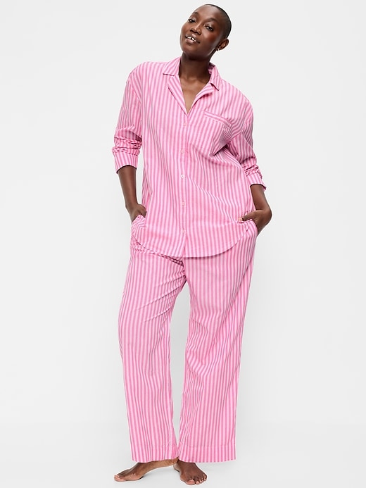 Image number 5 showing, Poplin Pajama Pant Set