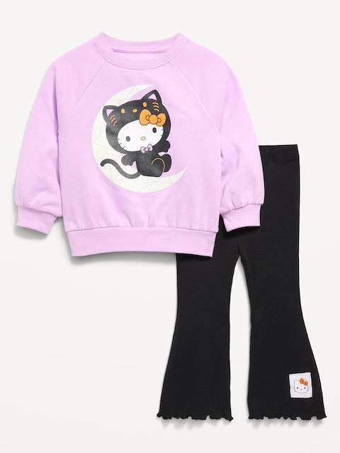 Hello Kitty® Sweatshirt and Flared Leggings Set for Toddler Girls