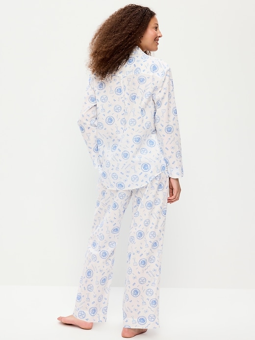 Image number 2 showing, Poplin Pajama Pant Set