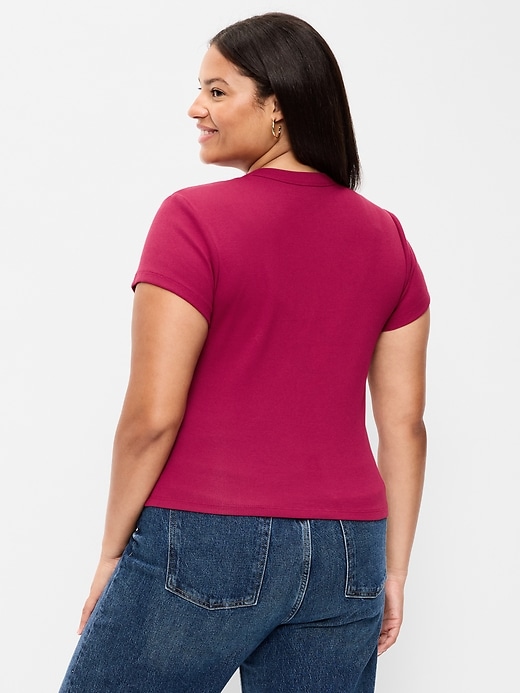 Image number 5 showing, Snug Crop T-Shirt