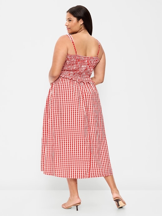 Image number 10 showing, Fit & Flare Smocked-Bodice Midi Dress