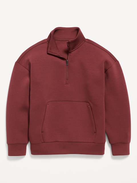 Bounce Fleece Oversized Quarter-Zip for Boys