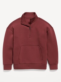 Image number 1 showing, Bounce Fleece Oversized Quarter-Zip for Boys