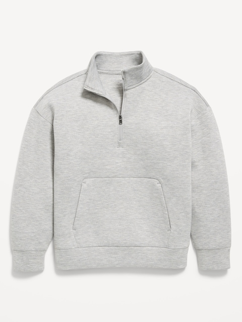Bounce Fleece Oversized Quarter-Zip for Boys
