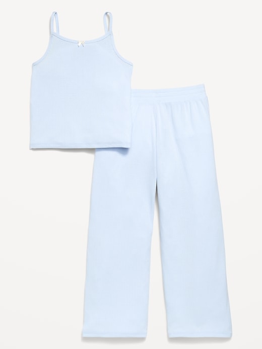 Image number 1 showing, Ribbed Pajama Cami and Pants Set for Girls