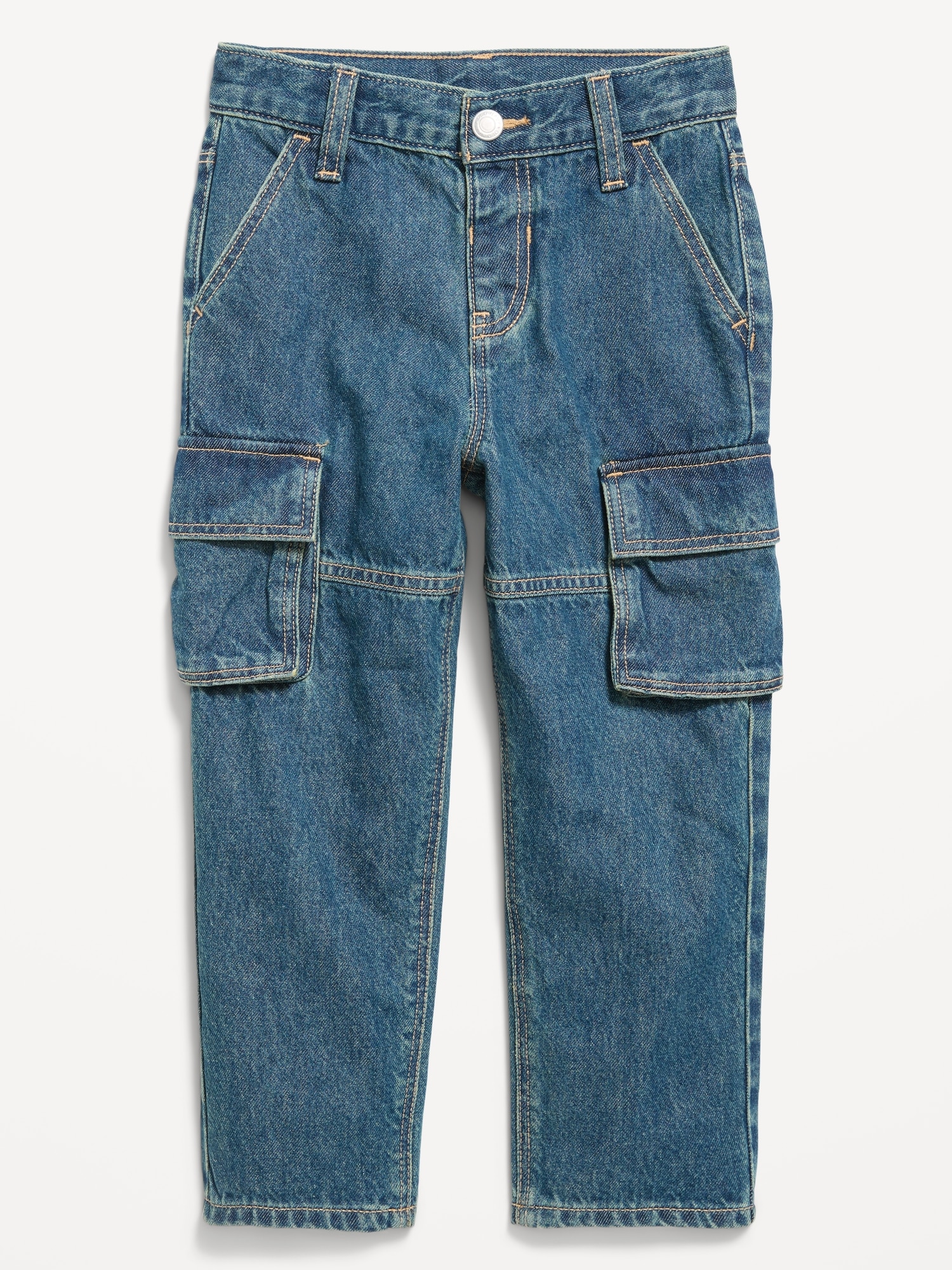 Super Baggy Barrel-Leg Cargo Jeans for Toddler Boys