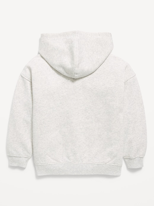 Image number 2 showing, Oversized Fleece Full-Zip Hoodie for Girls