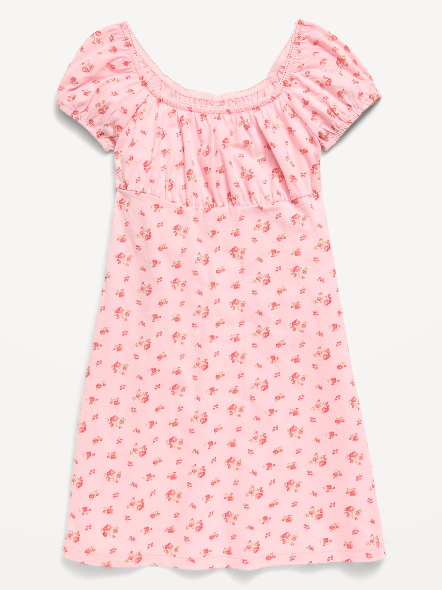 Printed Fit and Flare Dress for Girls
