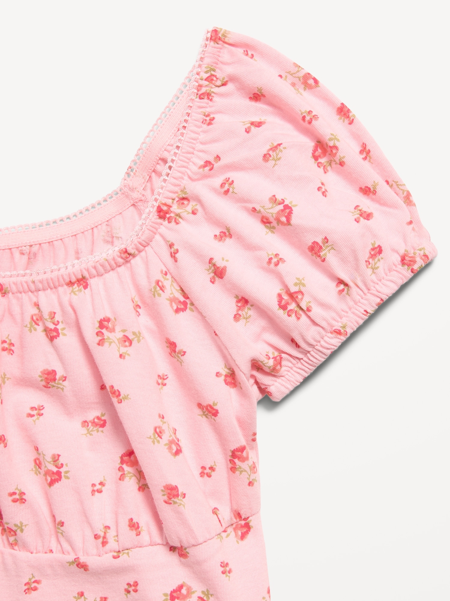 Printed Fit and Flare Dress for Girls