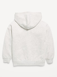Image number 2 showing, Oversized Fleece Full-Zip Hoodie for Girls