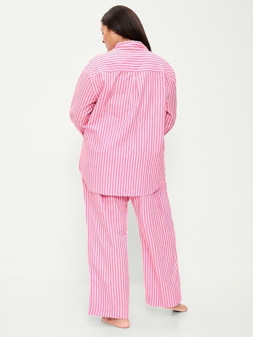 Image number 8 showing, Poplin Pajama Pant Set