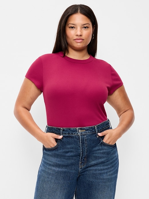 Image number 4 showing, Snug Crop T-Shirt